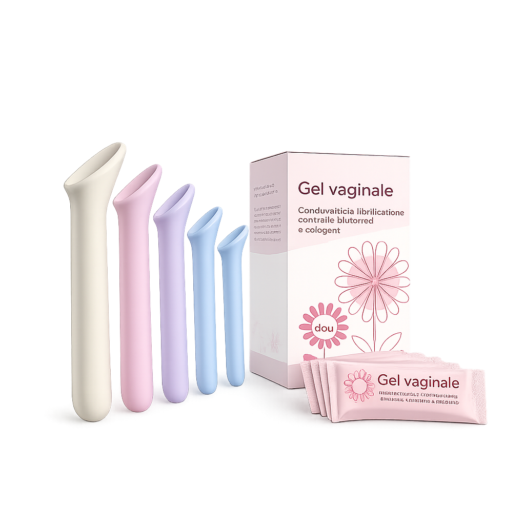 Kit dilatatori vaginali con gel Kit dilatatori vaginali con gel