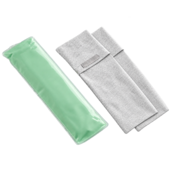 Impacco caldo freddo in argilla We Are mamma’s con cuscinetto verde e due fodere in cotone