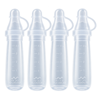 Raccoglitori di colostro We Are mamma’s, set di 4 contenitori trasparenti in silicone