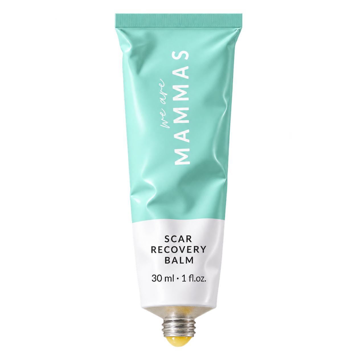 Balsamo riparatore per cicatrici We Are mamma’s 30 ml, tubo verde acqua